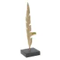 SCULTURA LIŚĆ Z PODSTAWKĄ NA ŚWIECĘ GLAM 10 10 34 cm MIN 2